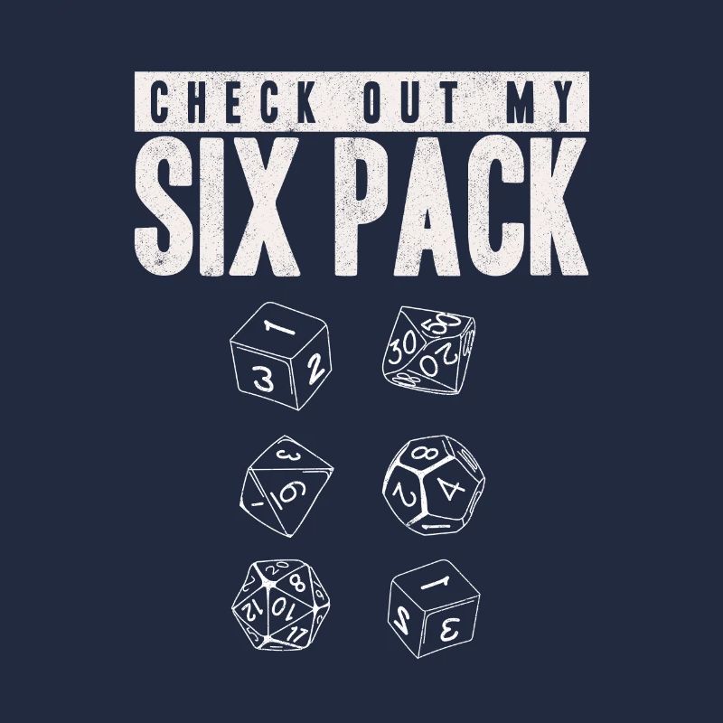 Découvrez My Sixpack D20 Dice TTRPG RPG Table