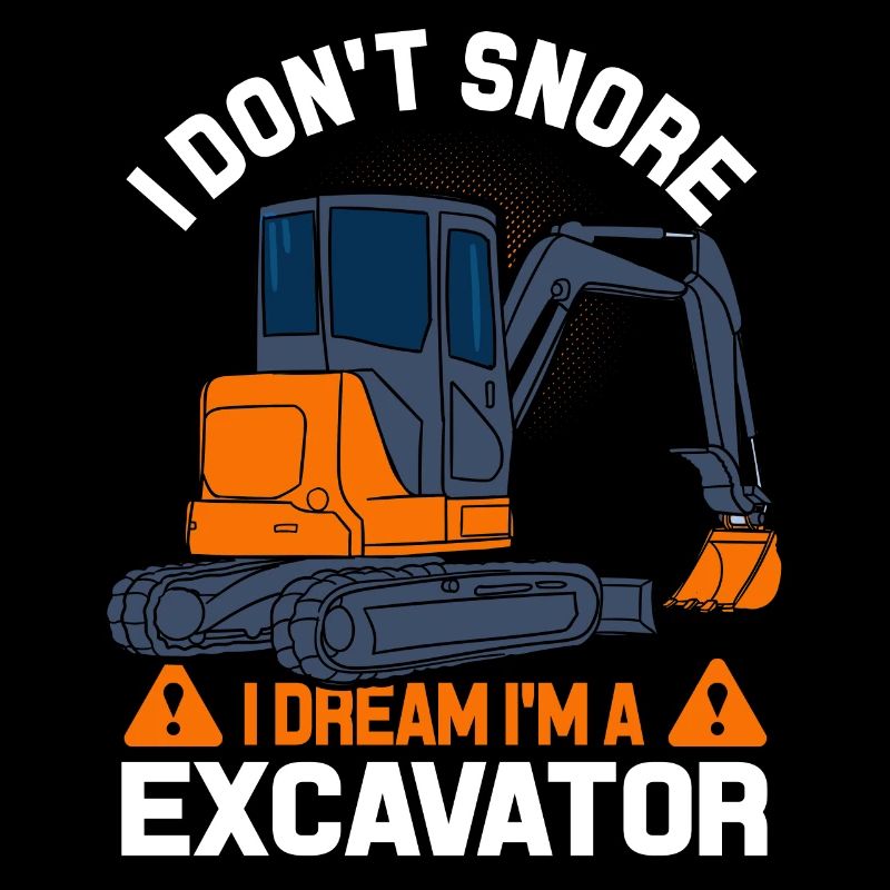 Excavator road construction