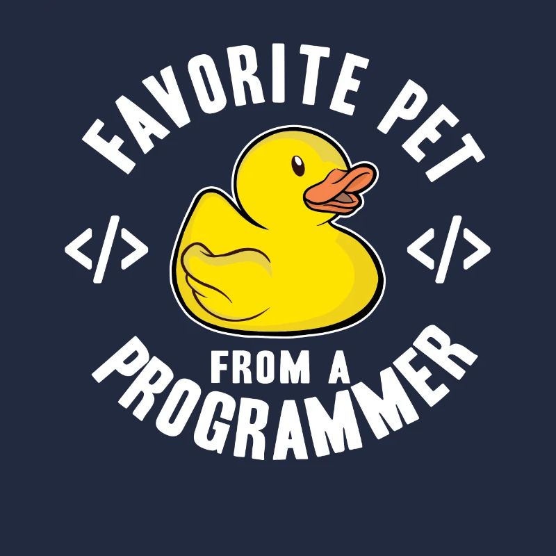 Favorite Pet From A Programmer Funny Rubber Duck