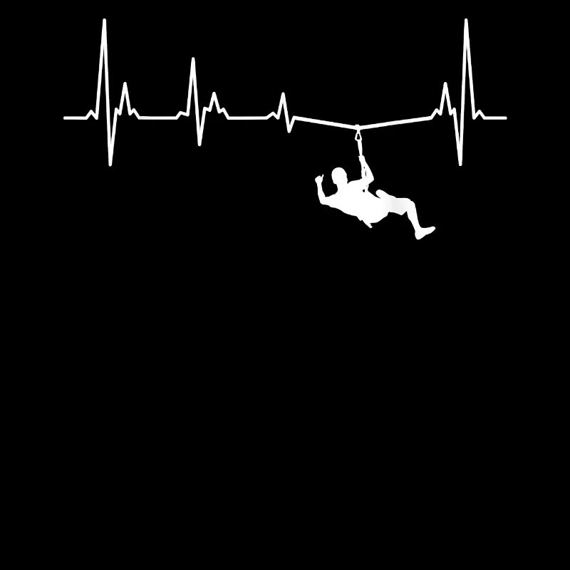 Zipline Heartbeat Graphic Zip Wire
