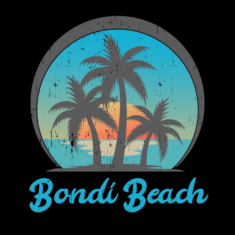 Bondi Beach Vintage Palm