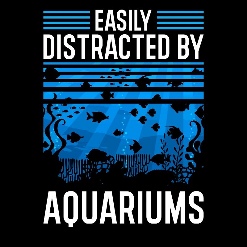 Facilement distrait par les aquariums
