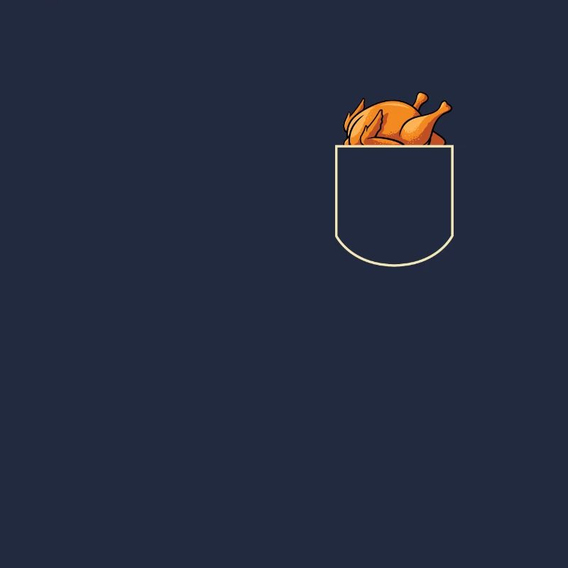 Brathähnchen In Der Brusttasche Huhn Geschenkidee