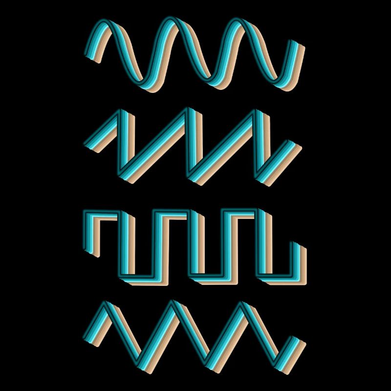 Synthétiseur Synthétiseur Audio Analog Waves