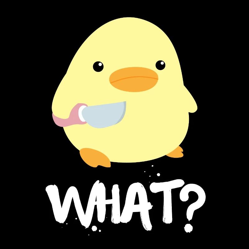 What What Duck With Knife Meme Funny Saying Fun