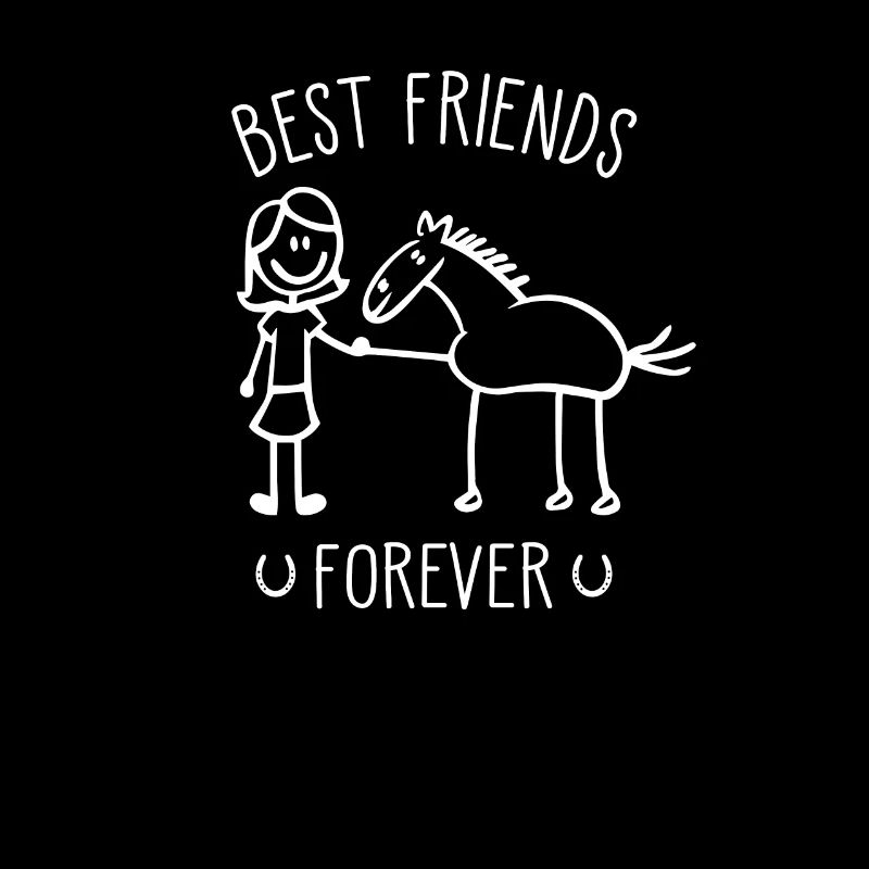 Best Friends Forever Pferd Pony Reiterin Geschenk