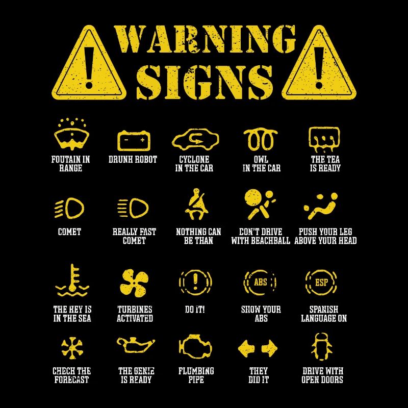Driving Warning Signs... Mechaniker