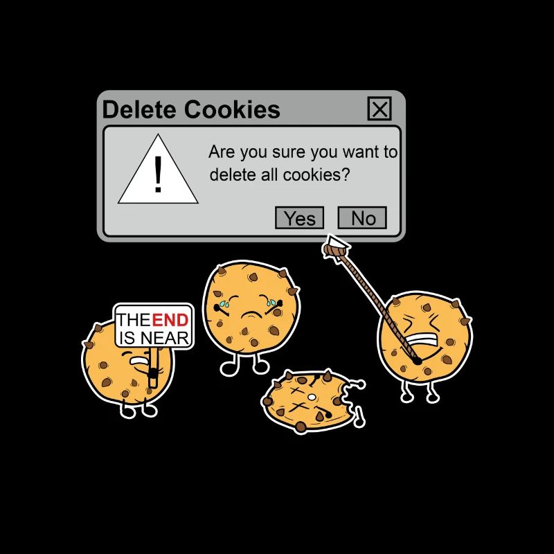 Delete Cookies Funny Internet Meme Browser