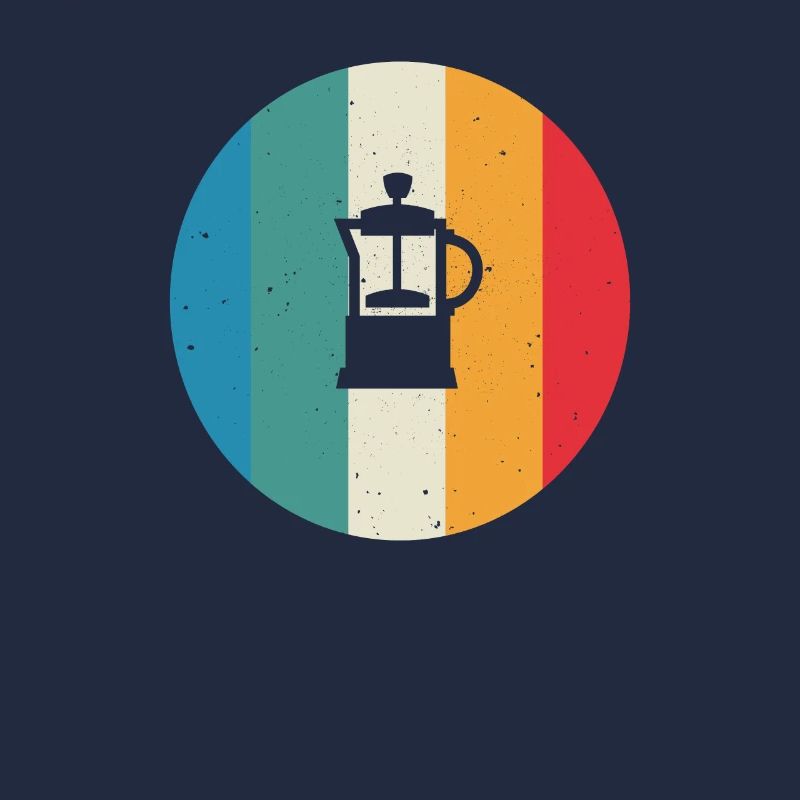 French Press Kaffee Vintage Geschenkidee