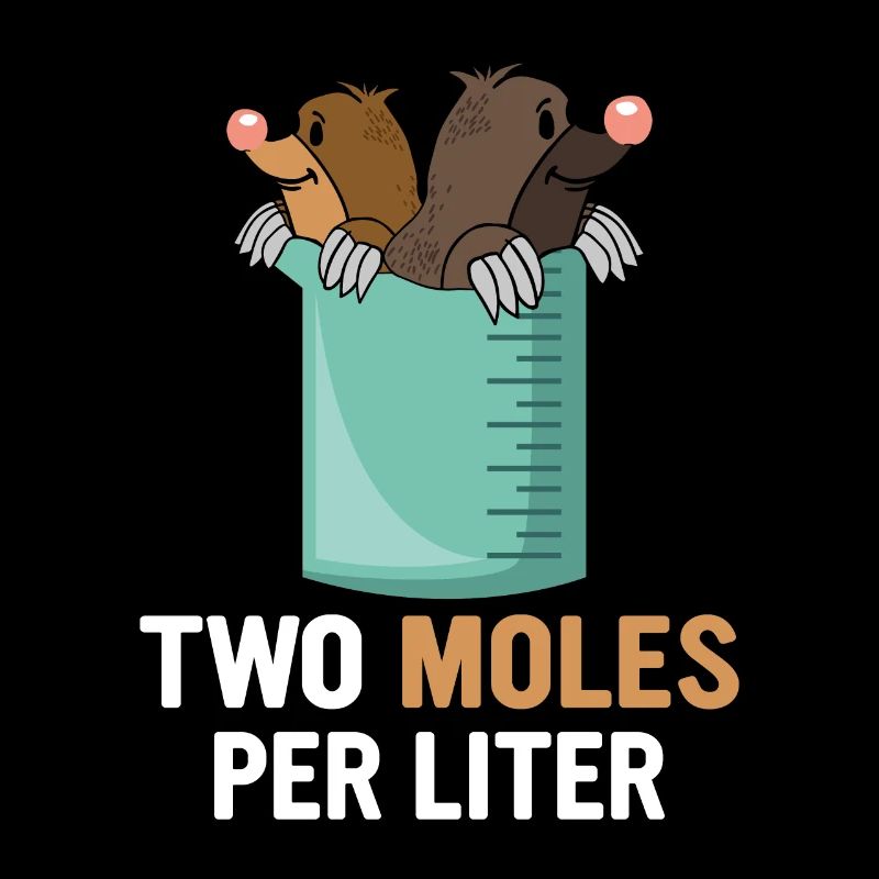 Deux moles par litre scientifique physicien