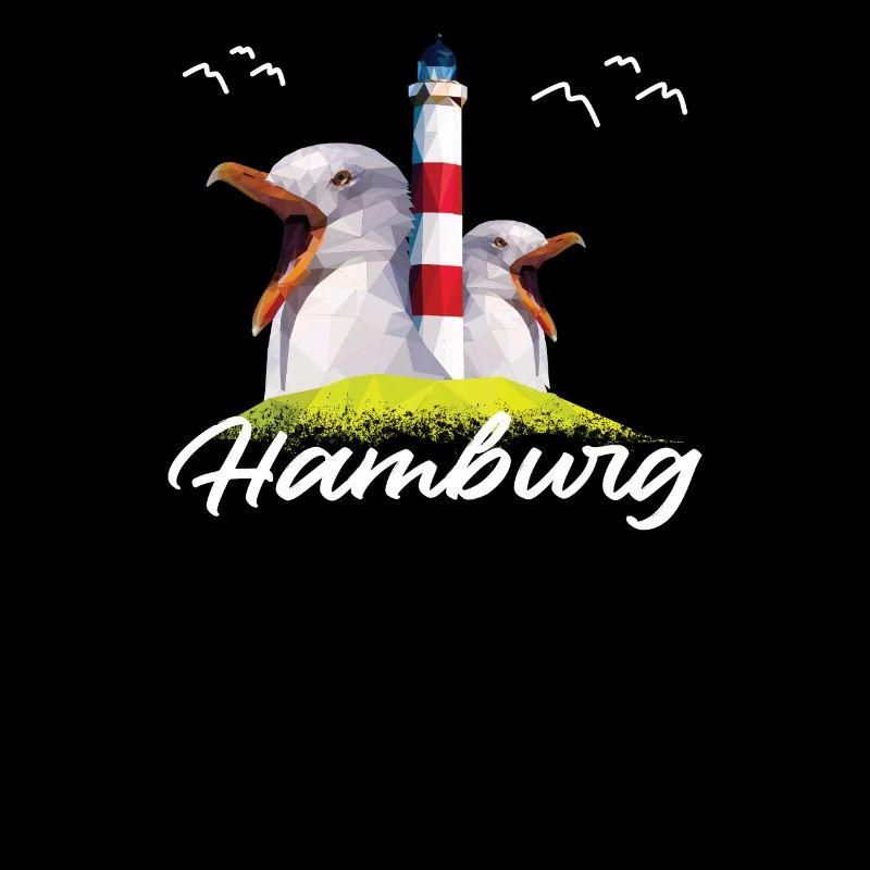 Hamburg Hamburger norddeutsch Möwe Geschenk