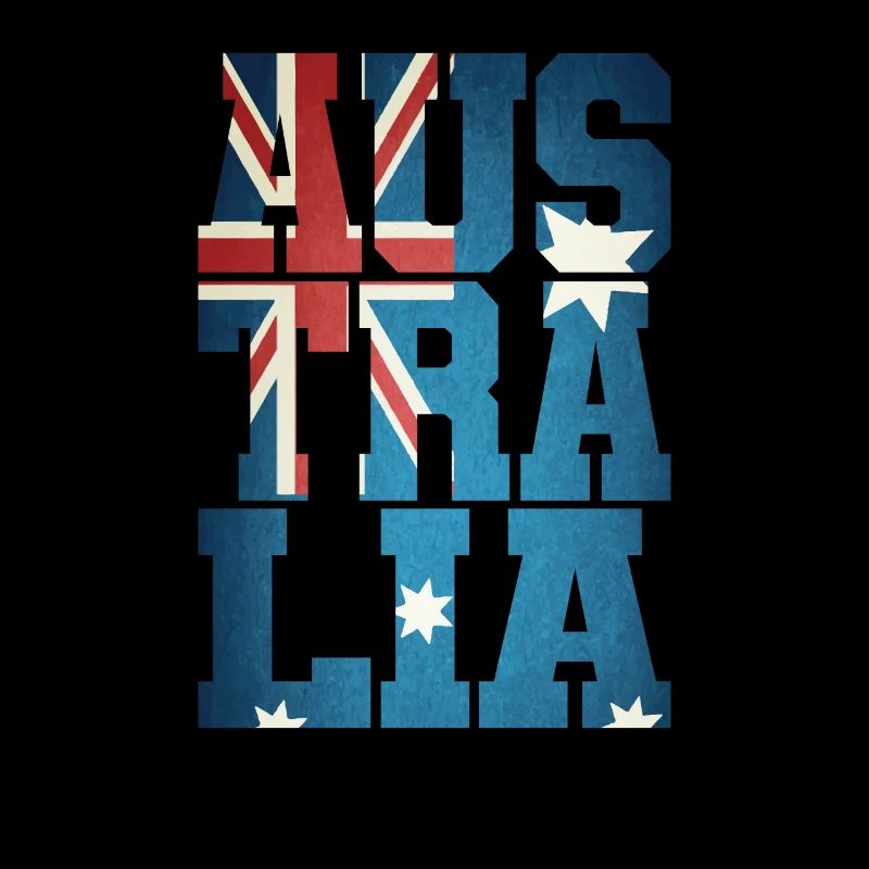Australia with flag