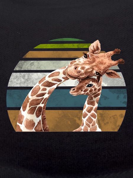 Girafe Mère Saint-Valentin cadeau