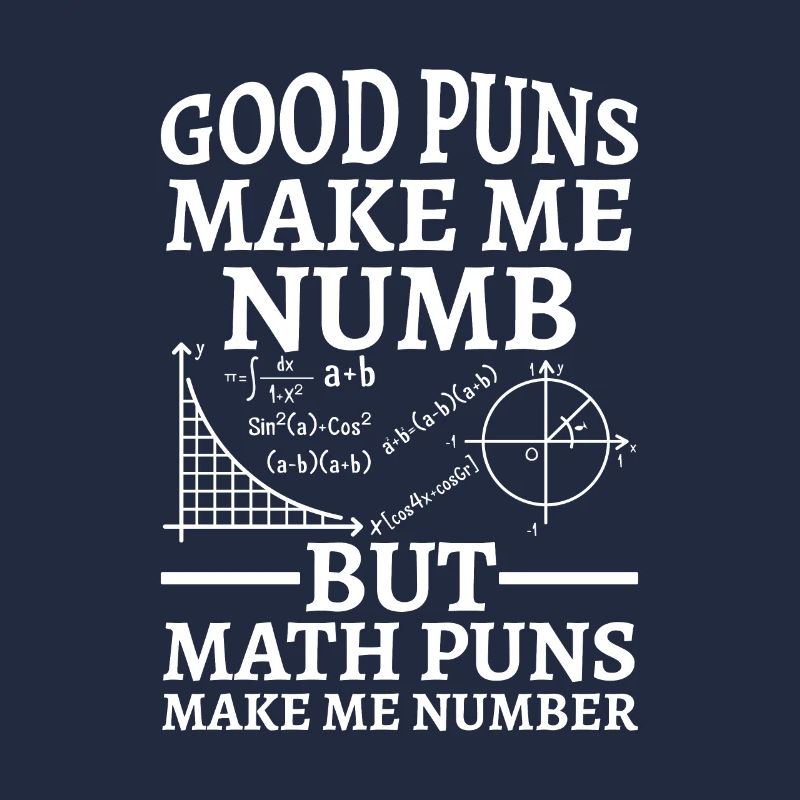 Drôle de maths cadeau Math Puns