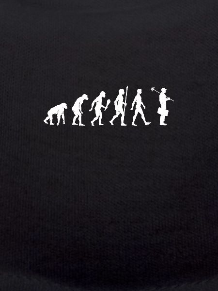 Lustige Schornsteinfeger Evolution Geschenkidee