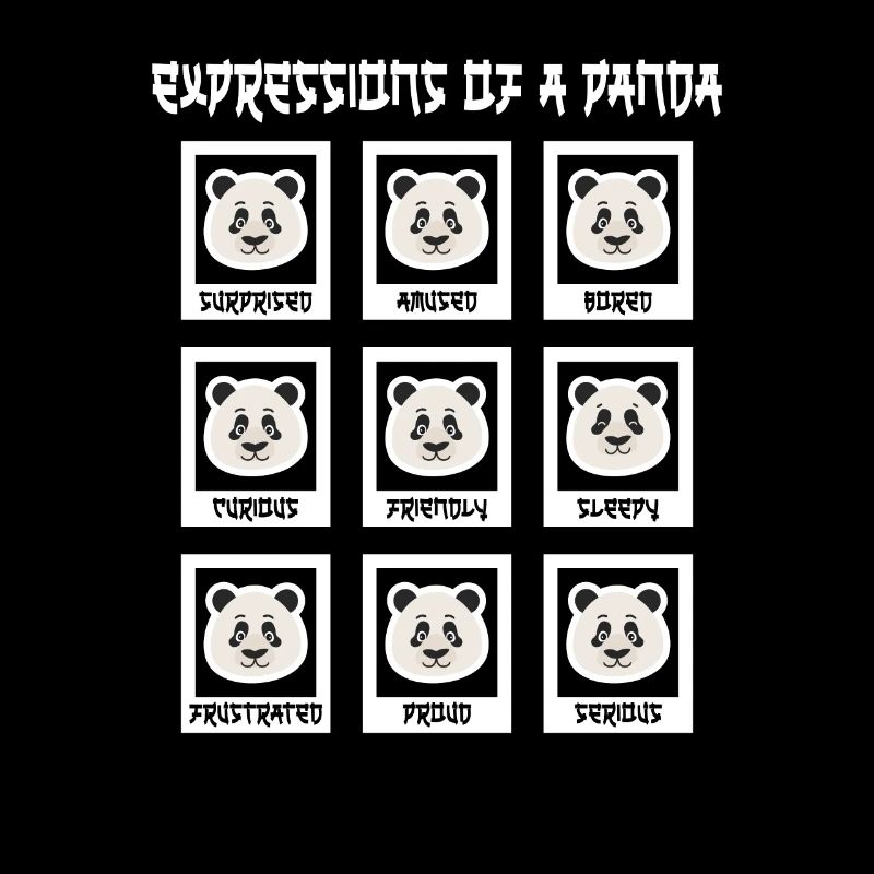 Emotionen eines Panda - Expressions of a Panda