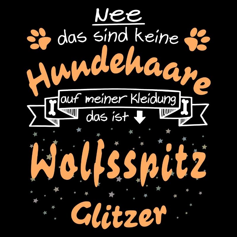 Hundeglitzer Wolfsspitz