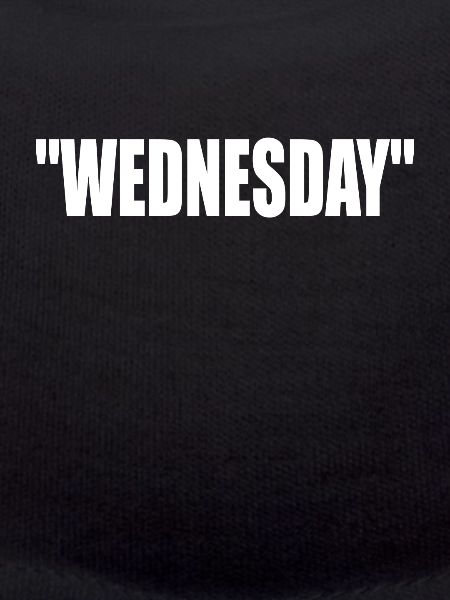 WEDNESDAY Mittwoch Design