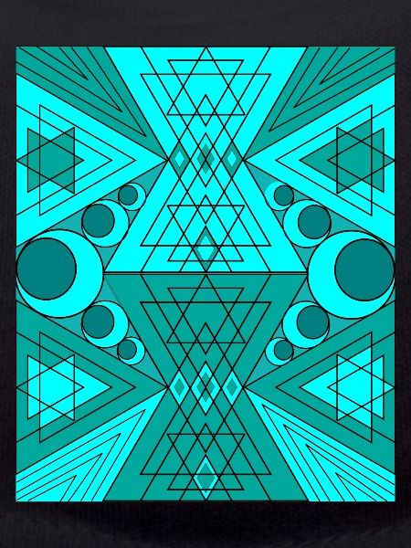 Sacred Geometry Turquoise BytheManzanitas