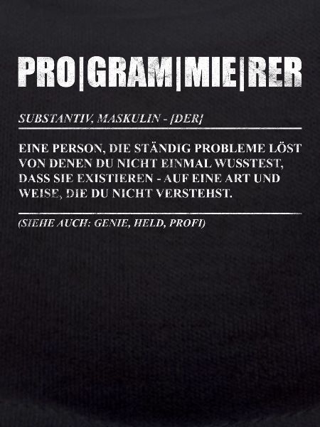 Programmierer Coder Code Nerd Geschenkidee