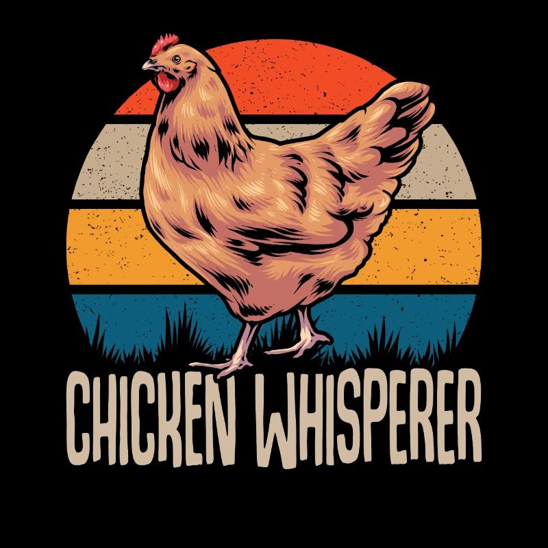 Éleveur de poulets Sort Poulet Whisperer
