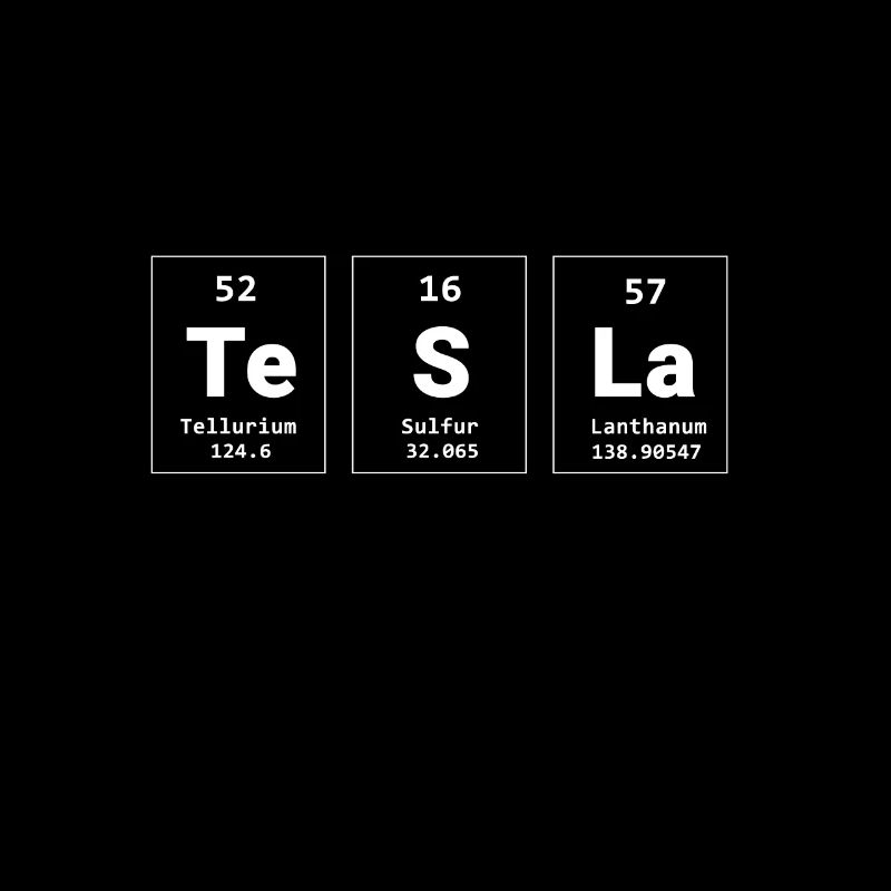 Tesla Periodic Table