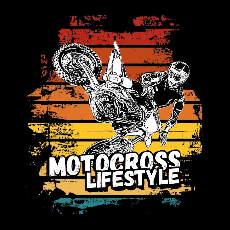 Motocross Design Enduro / Geschenkidee / MX Retro