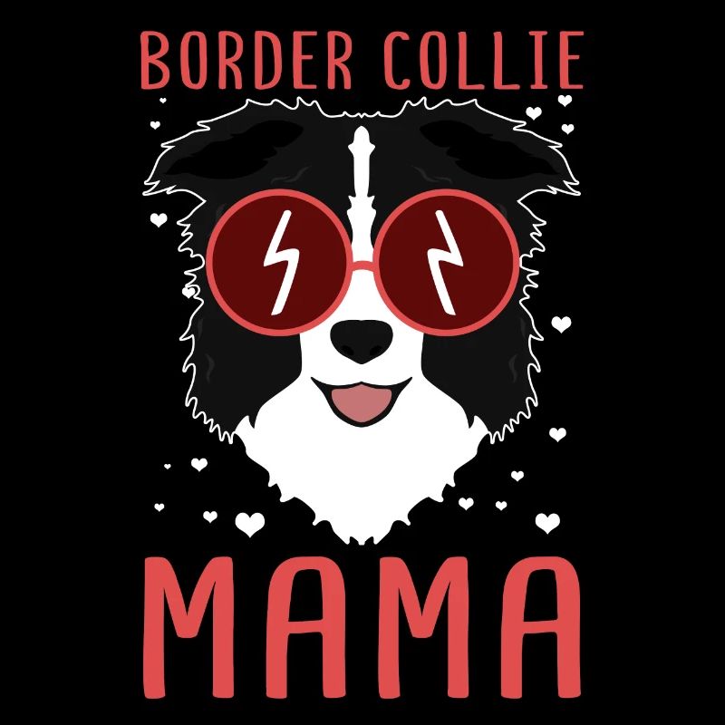 Border Collie Mama Hundehalter Frauchen Geschenk