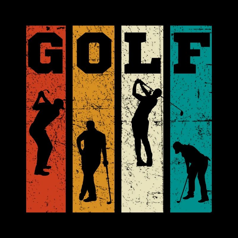 Golf Player Retro Vintage
