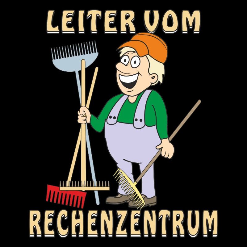 MENSCH COMIC LEITER VOM RECHENZENTRUM
