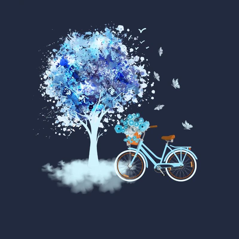 Fleurs Fleurs Dames Vélo Vélo Dames