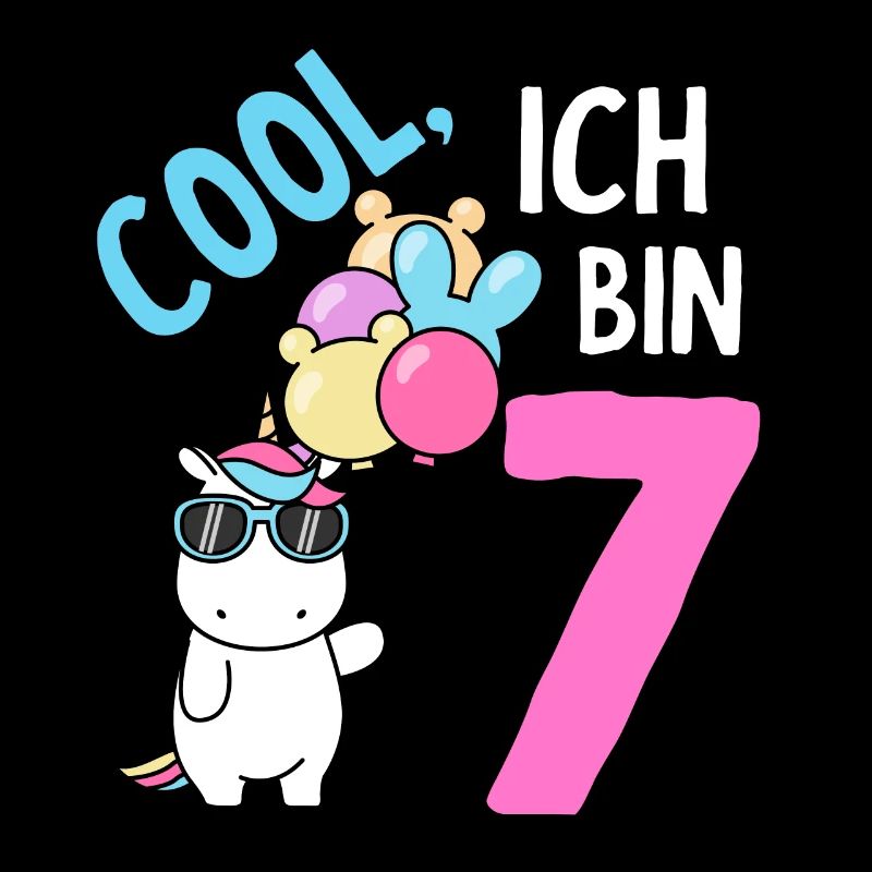 7. Geburtstag 7 Jahre Kindergeburtstag