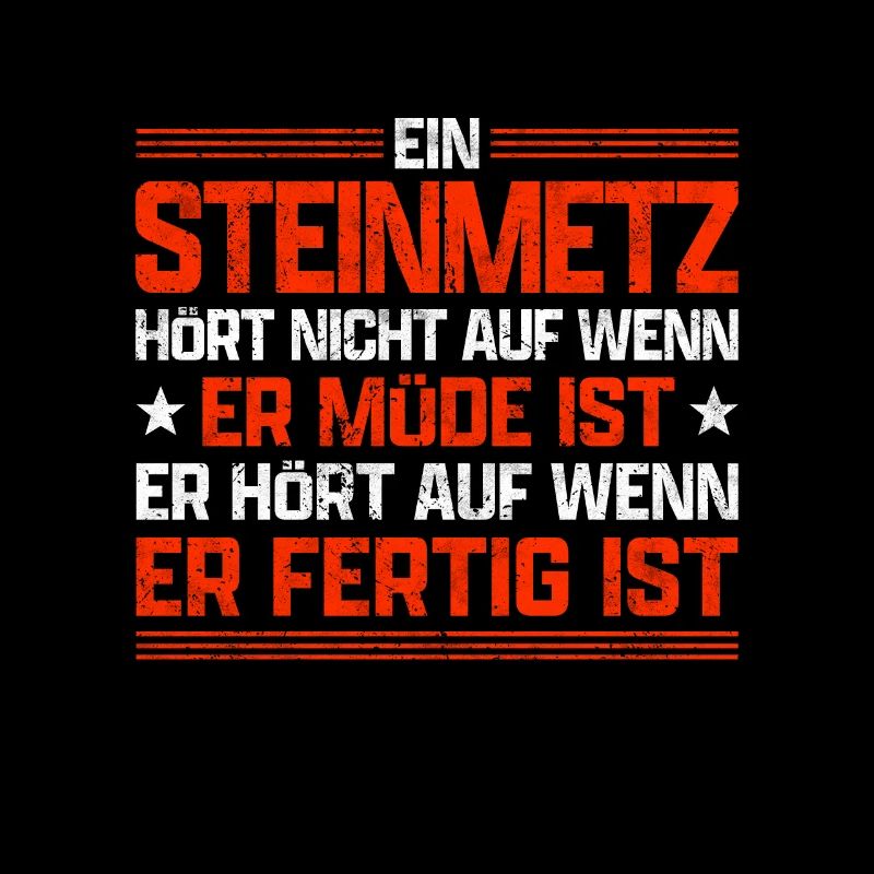 Ein Steinmetz hört nicht auf Steinbildhauer Spruch