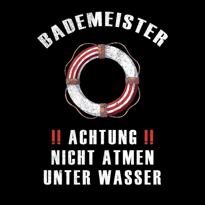 Bademeister, lustige Sprüche,Rettungsring Geschenk