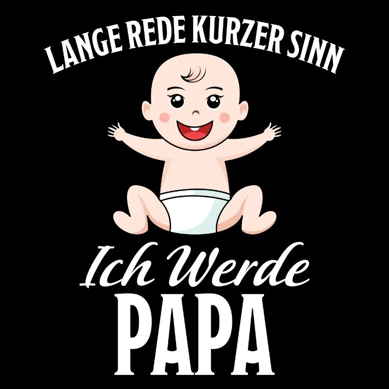 Werde Papa Vater Schwangerschaft Spruch Geschenk
