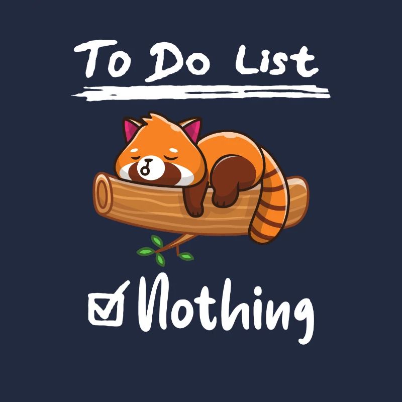 To Do List Nothing Funny and Cute Sloth