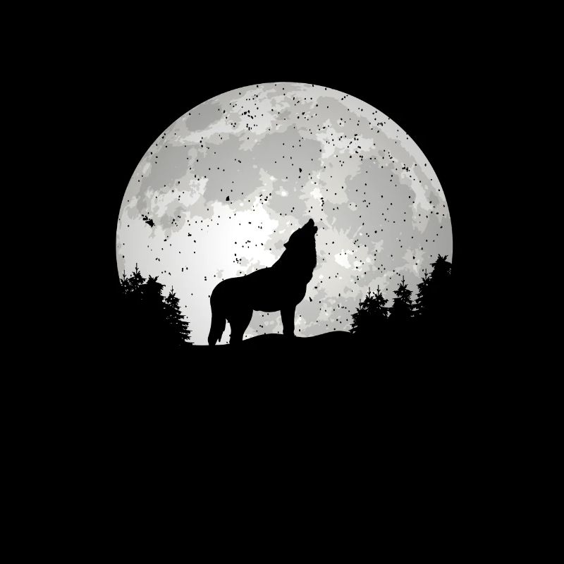 Wolf Conservation Predators Nature Full Moon Forest