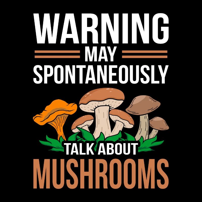 May Spontaneously Talk Mushrooms Day Fun Pun