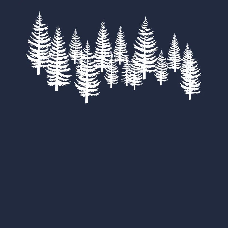 Weiß -Baum -Bäume