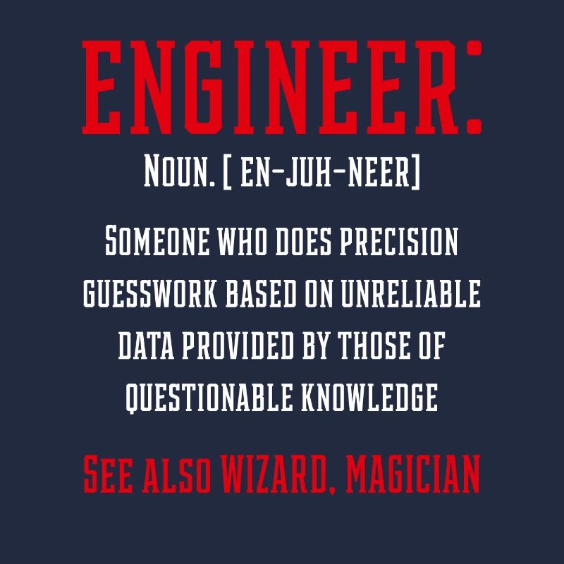 Engineer Funny Definition - Jobs Geschenk Beruf