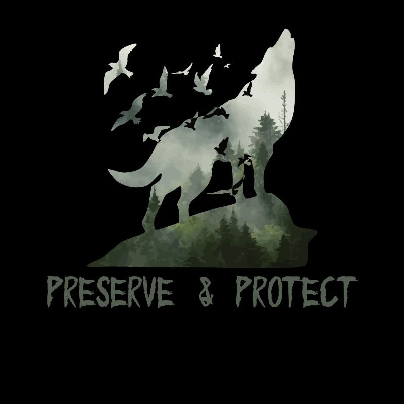 Preserve & Protect Protection de l’environnement Protection du climat Wolf