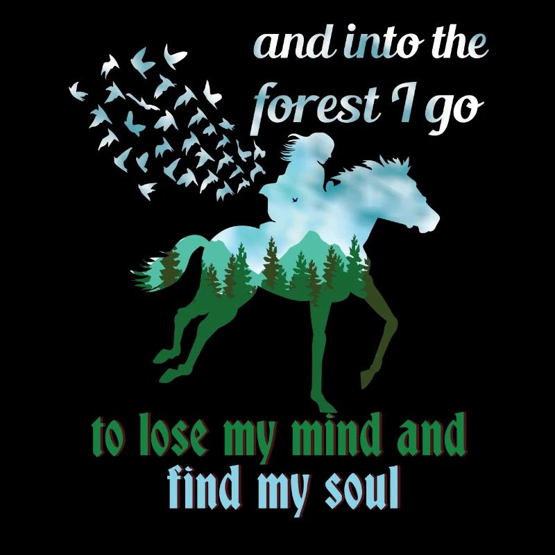 Pferde im Wald