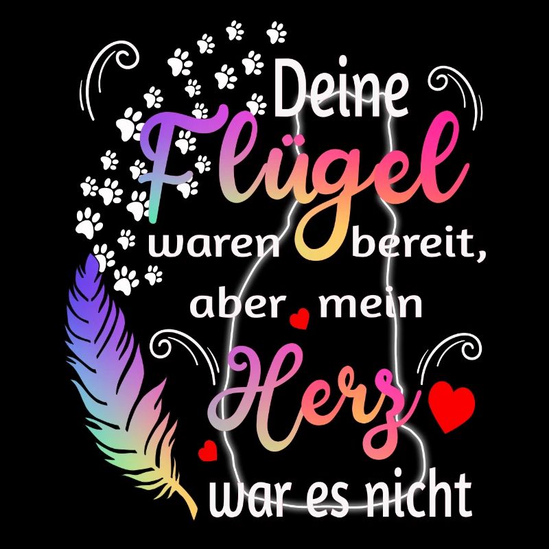 Deine Flügel waren bereit mein Herz war es nicht