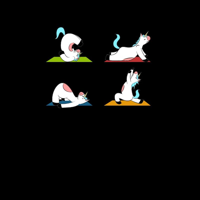 Yoga Einhörner Yogamatte