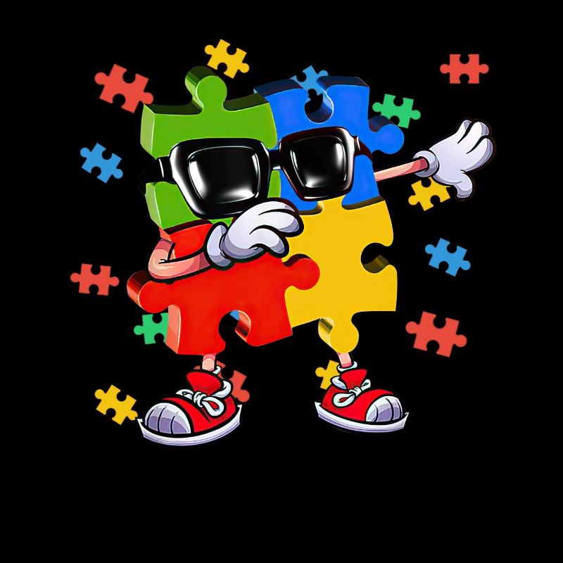 Dabbing Puzzle Piece