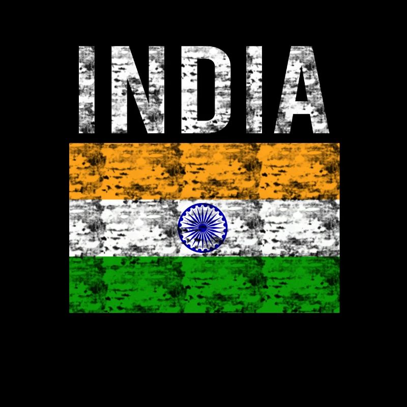 Inde drapeau vintage