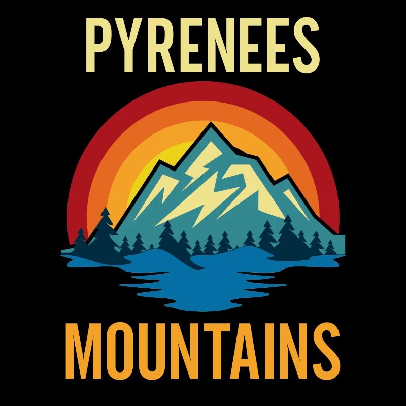 Pyrenäen-Gebirge Sonnenuntergang