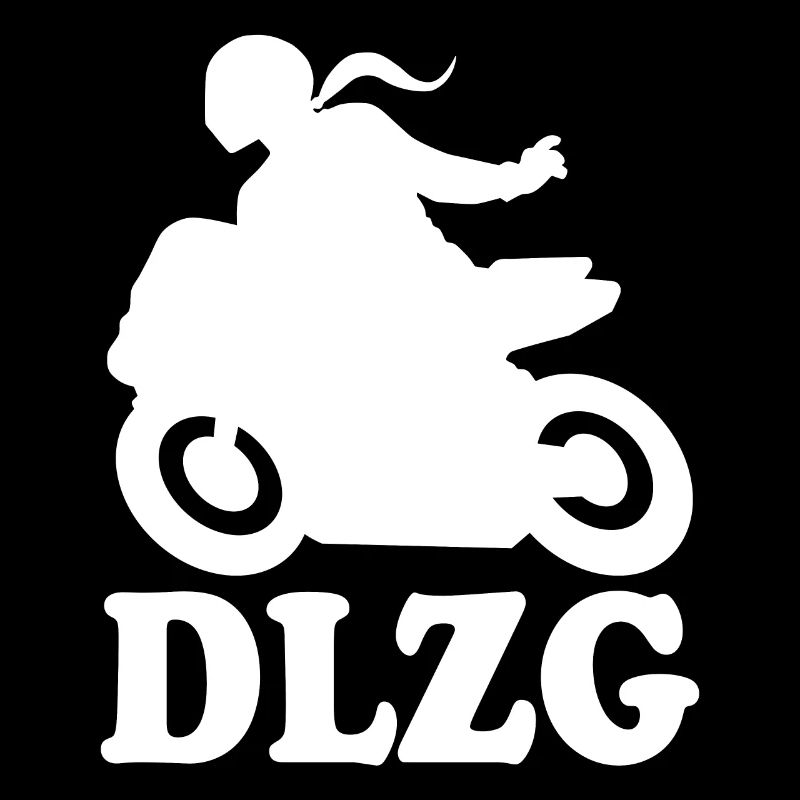DLZG Motorcyclist The Left to Salute Motorcycle