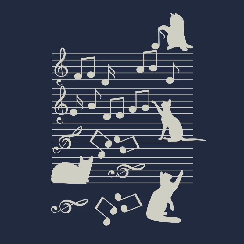 Cat Music Note