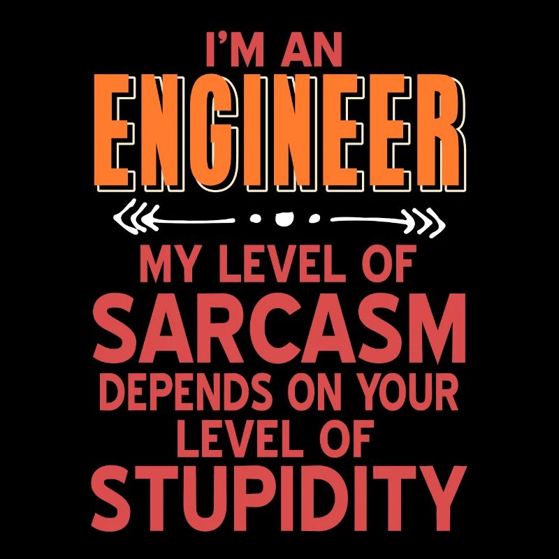 Engineer - my level of sarcasm level of